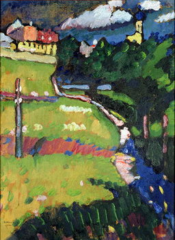 The Church in Murnau, 1908-09 Reprodukcija umjetnosti
