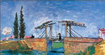 The Langlois Bridge at Arles, 1888 (part.) Художествено Изкуство
