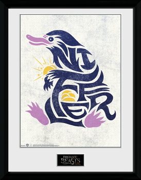 Fantastic Beasts - Niffler Graphic Symbol Рамкиран плакат