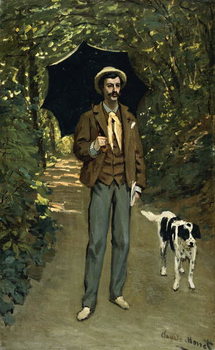 Man with an Umbrella, c.1868-69 Художествено Изкуство