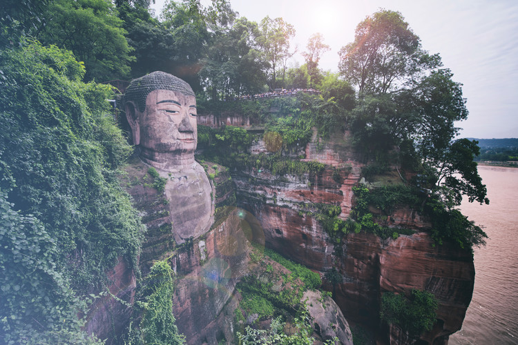 Arte fotográfico China 10MKm2 Collection - Giant Buddha of Leshan