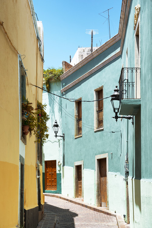 Photographie d'art Colorful Street - Guanajuato