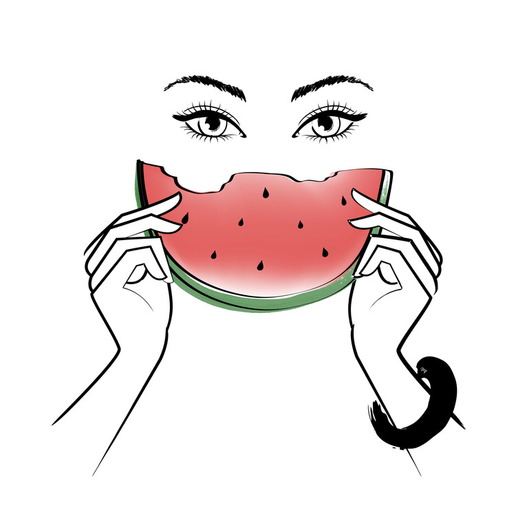 Photographie d'art Eating Melon