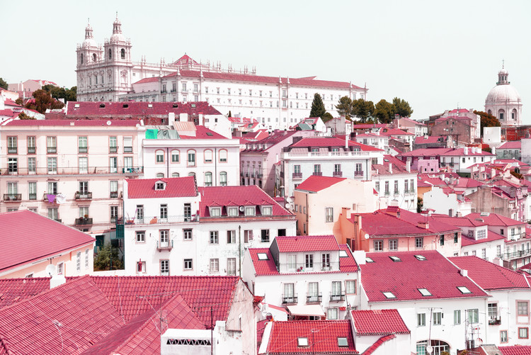 Arte fotográfico Incredible Lisbon Pink