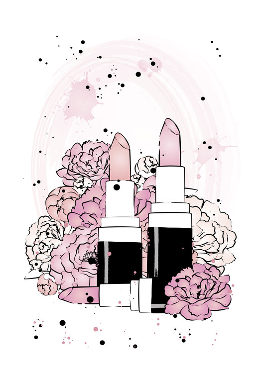 Photographie d'art Lipstick Peonies
