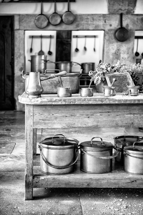 Arte fotográfico Old Portuguese Kitchen