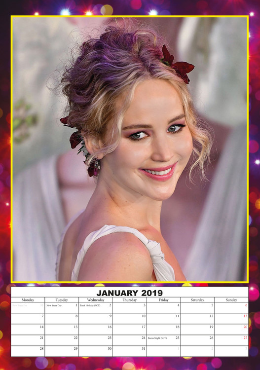 Jennifer Lawrence Calendarios de pared 2024 Consíguelos en Posters es