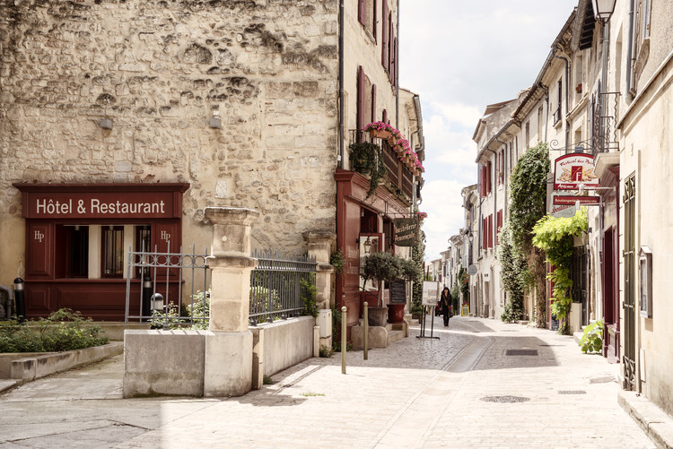 Fotomural Old Provencal Street in Uzès