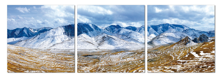 Frozen mountains Modern tavla