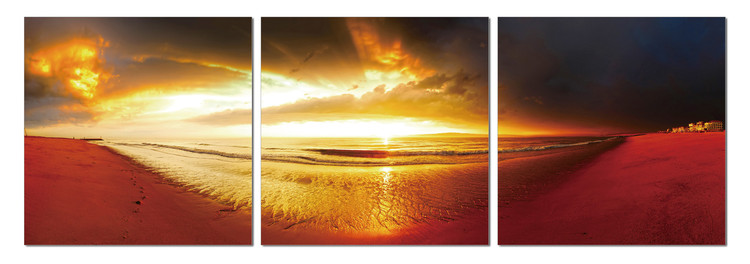 Golden sunset Modern tavla