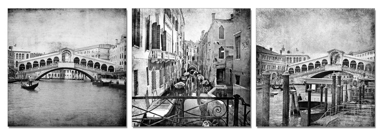 Gray city street Modern tavla