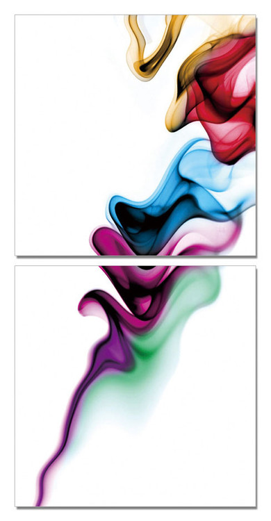 Modern Design - Colorful Smoke Obraz