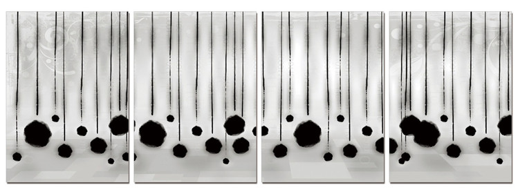 Modern Design - Hanging Balls Obraz