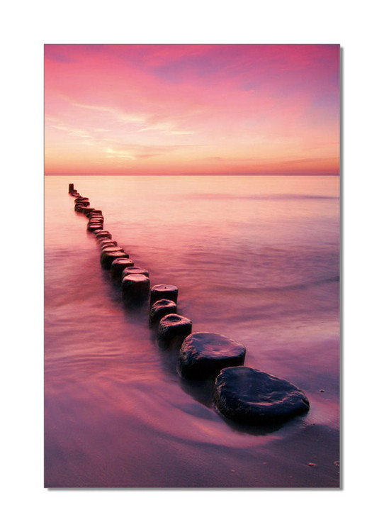 Pier from stones Obraz