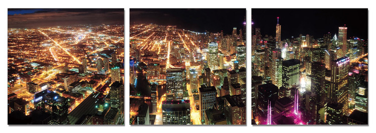 Quadro Lit metropolis night