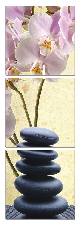 Feng shui - the stones Schilderij