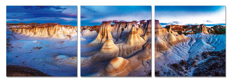 Mountains at sunrise Schilderij