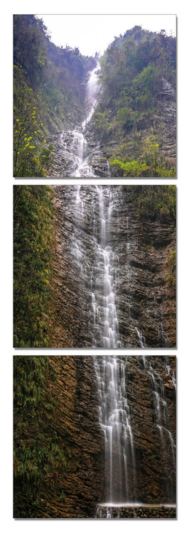 Cuadro Sinuous waterfall