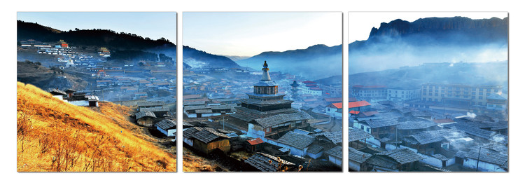 Foggy morning Tableau Multi-Toiles