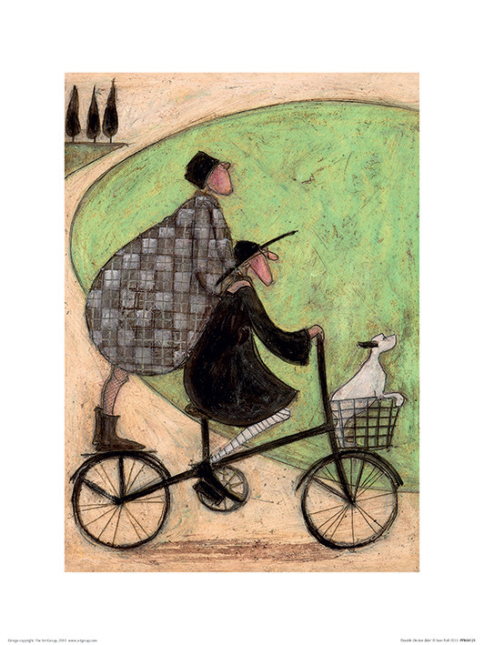 Reproduction D Art Sam Toft Double Decker Bike Posters Tableaux