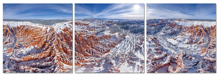 Snowy Mountains Tableau Multi-Toiles