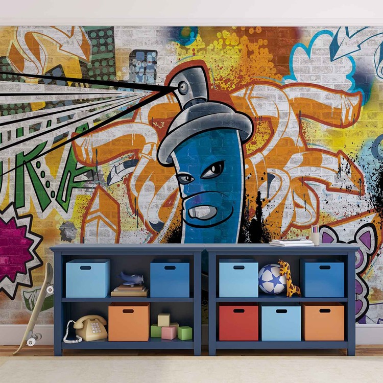 Graffiti Street Art Wall Paper Mural Buy At UKposters