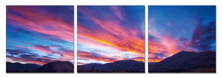 Wandbilder Burning sky
