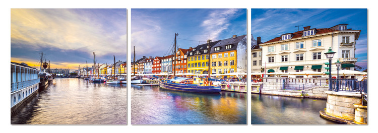 Wandbilder City on the River