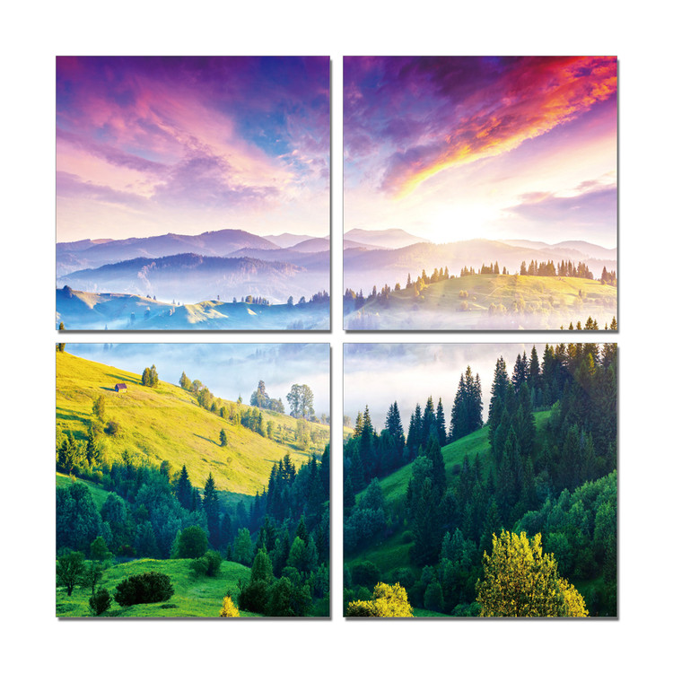 Wandbilder Colorful sunset