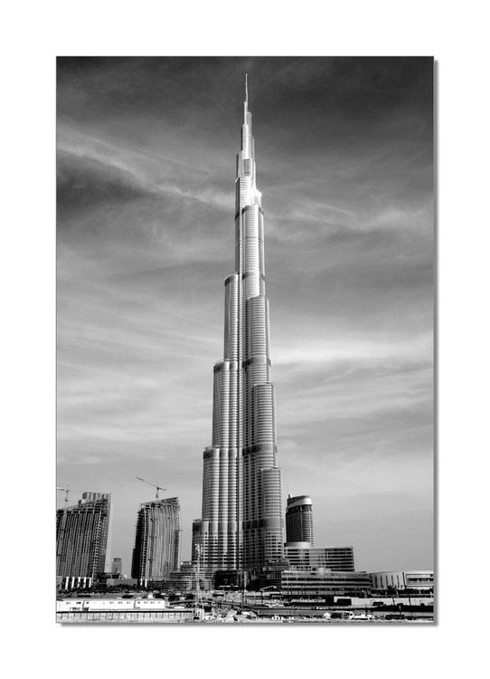 Wandbilder Gray tower