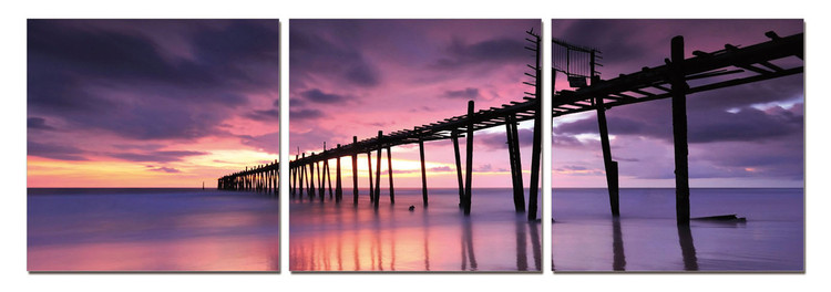 Wandbilder Old Wooden Jetty