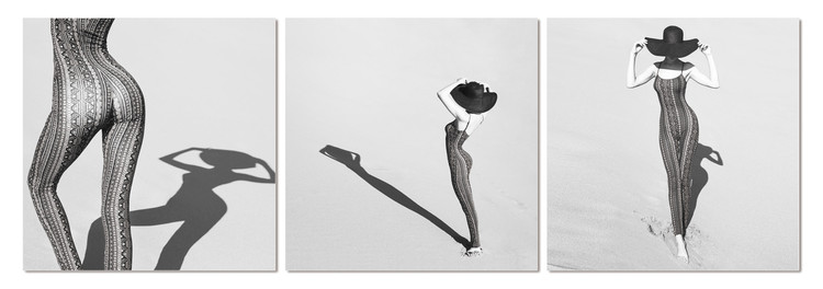 Wandbilder Silhouette of woman