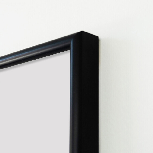 Cornice nera per poster, 50,8 cm, sottile, in lega di alluminio, cornice  per foto : : Casa e cucina