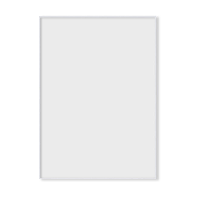 rahmengalerie24 - Cornice a cassetta da 61 x 91,5 cm (formato poster),  colore bianco, adatta per tele su telaio, in pannello di legno di media  densità (MDF) : : Casa e cucina