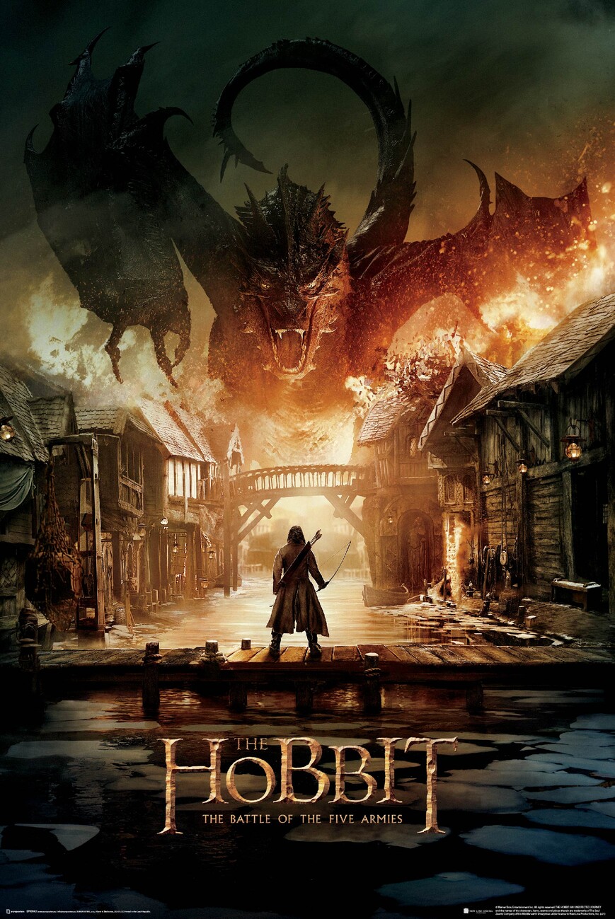 Plakat Der Hobbit - Smaug | Poster an der Wand | 3+1 GRATIS | Europosters