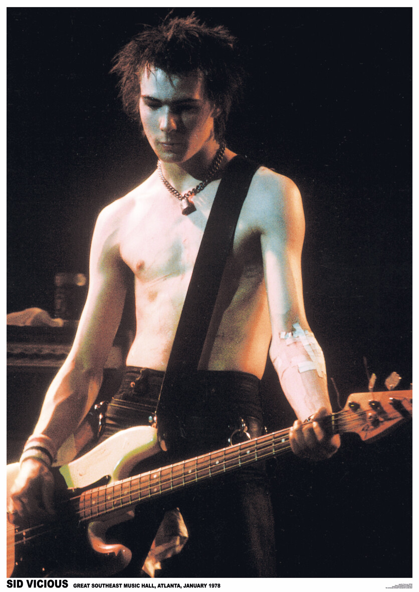 Plakát Sid Vicious - Atlanta 1978 | Obraz na zeď | 3+1 zdarma
