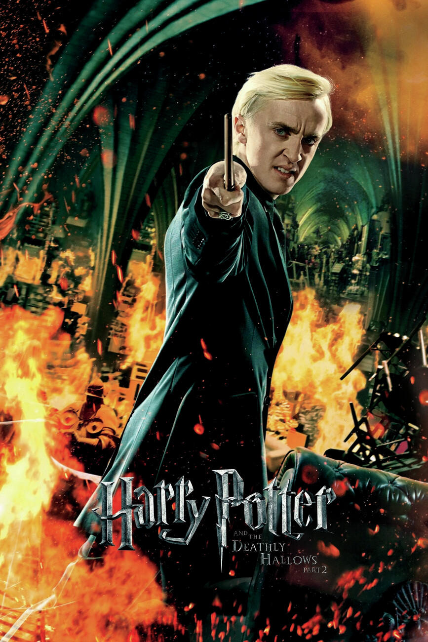 Wall Art Print Harry Potter - Draco Malfoy | Gifts & Merchandise | UKposters