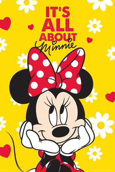 Plakat, Obraz MINNIE MOUSE - it's all about | Plakaty