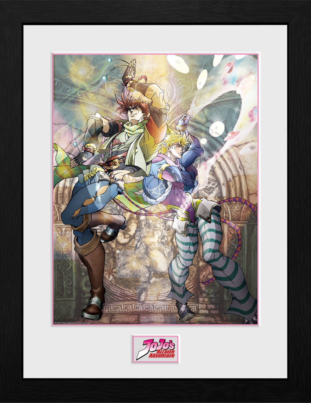 Poster encadré Jojo's Bizarre Adventure - Joseph and Ceasar
