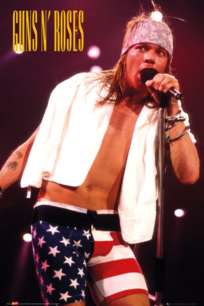 Poster Guns n Roses - axl | Wall Art | 3+1 FREE | UKposters