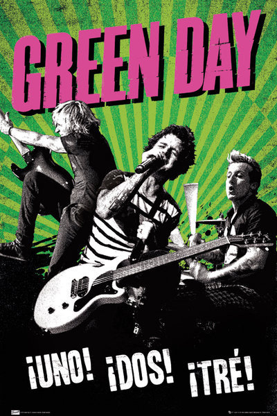 Poster Green Day - tour | Postere de perete | 3+1 GRATIS | Europosters