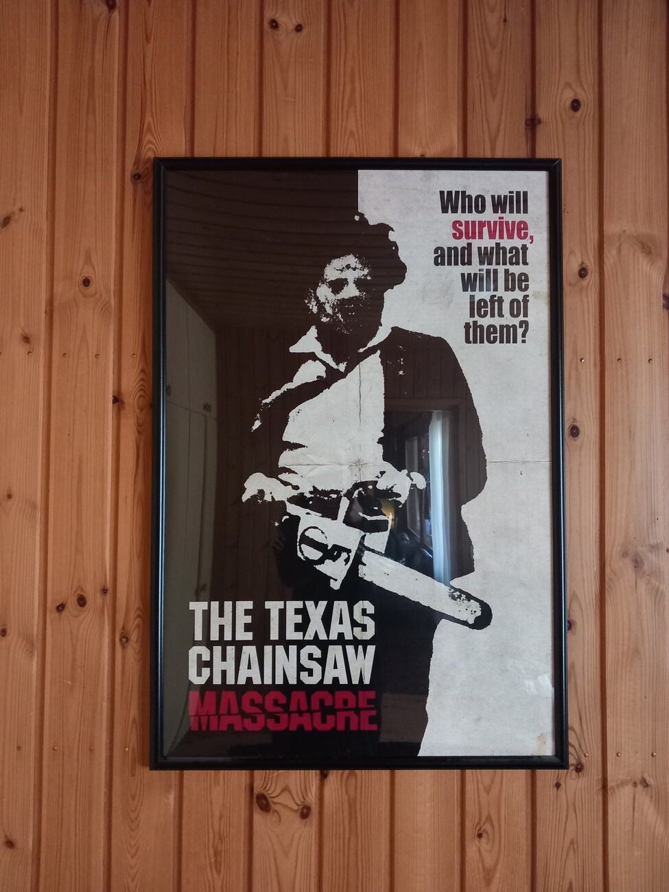 Affiche massacre à la tronçonneuse