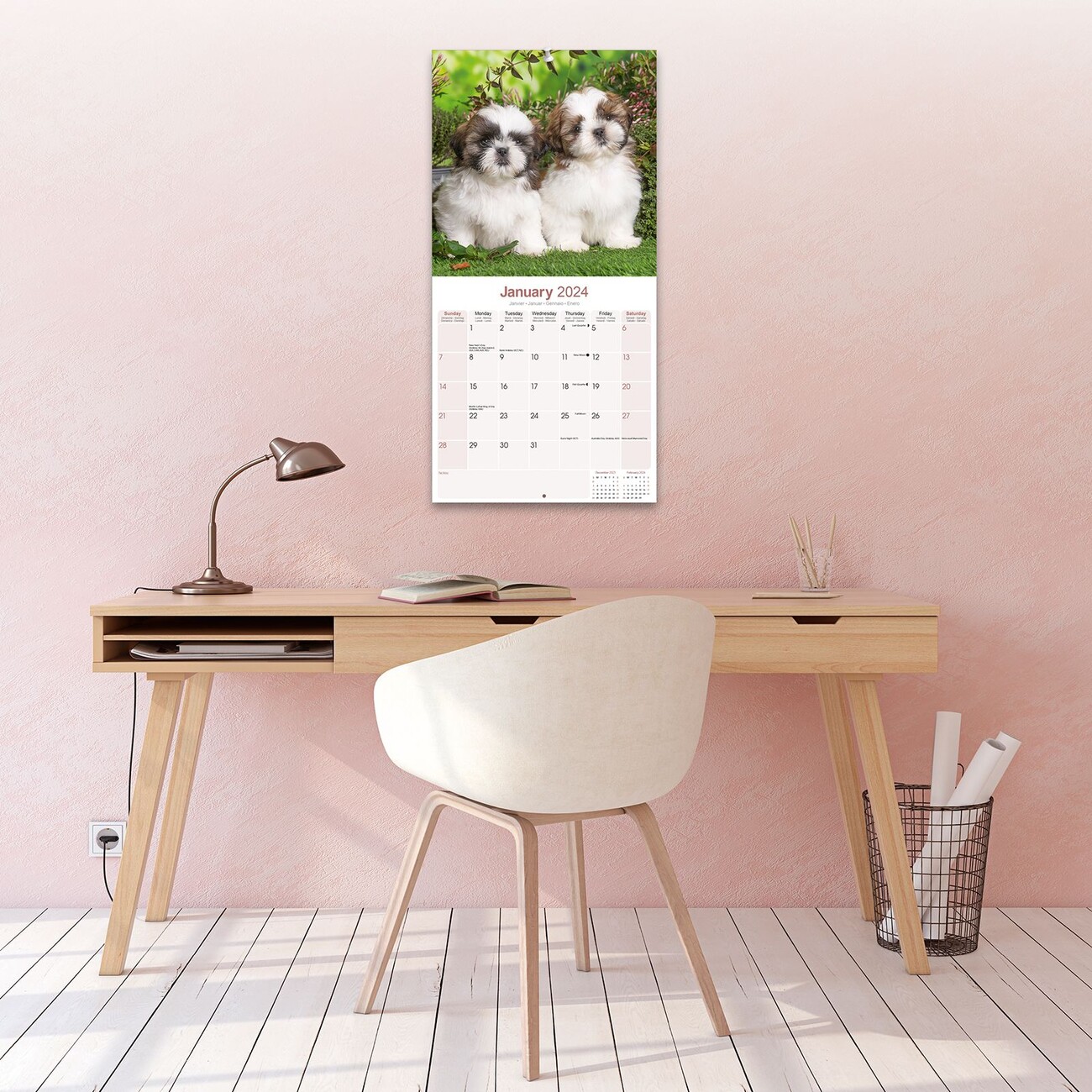 Shih Tzu - Calendarios De Pared 2024 | Consíguelos En