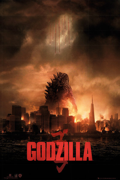 Plakat, Obraz GODZILLA - One Sheet | Plakaty ścienne | 3+1 GRATIS