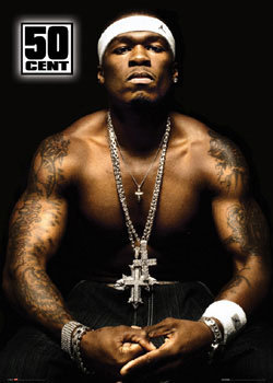 Poster 50 Cent - topless | Postere de perete | 3+1 GRATIS