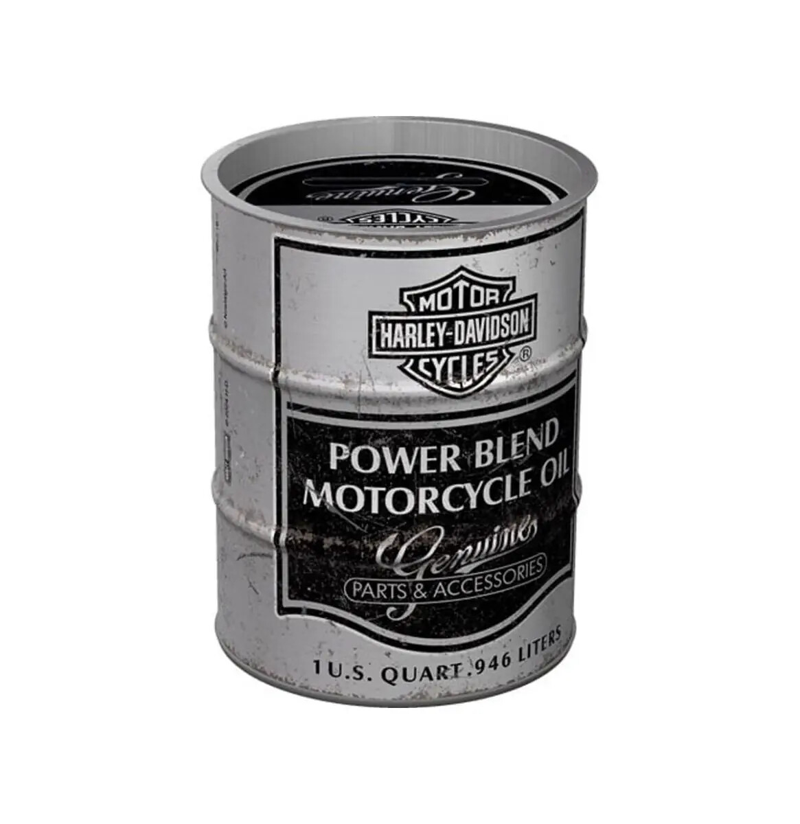 Tirelire Fiat Rétro En Métal - 600 Ml - Cadeau Officiel Pour Les Fans De Fiat