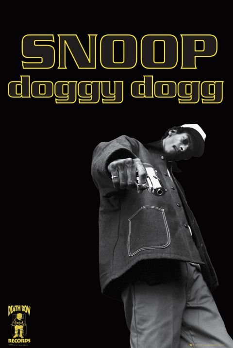 Poster Snoop Doggy Dogg - gun | Wall Art | 3+1 FREE | Europosters