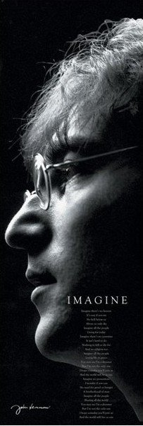 Poster John Lennon - imagine | Wall Art | 3+1 FREE | UKposters