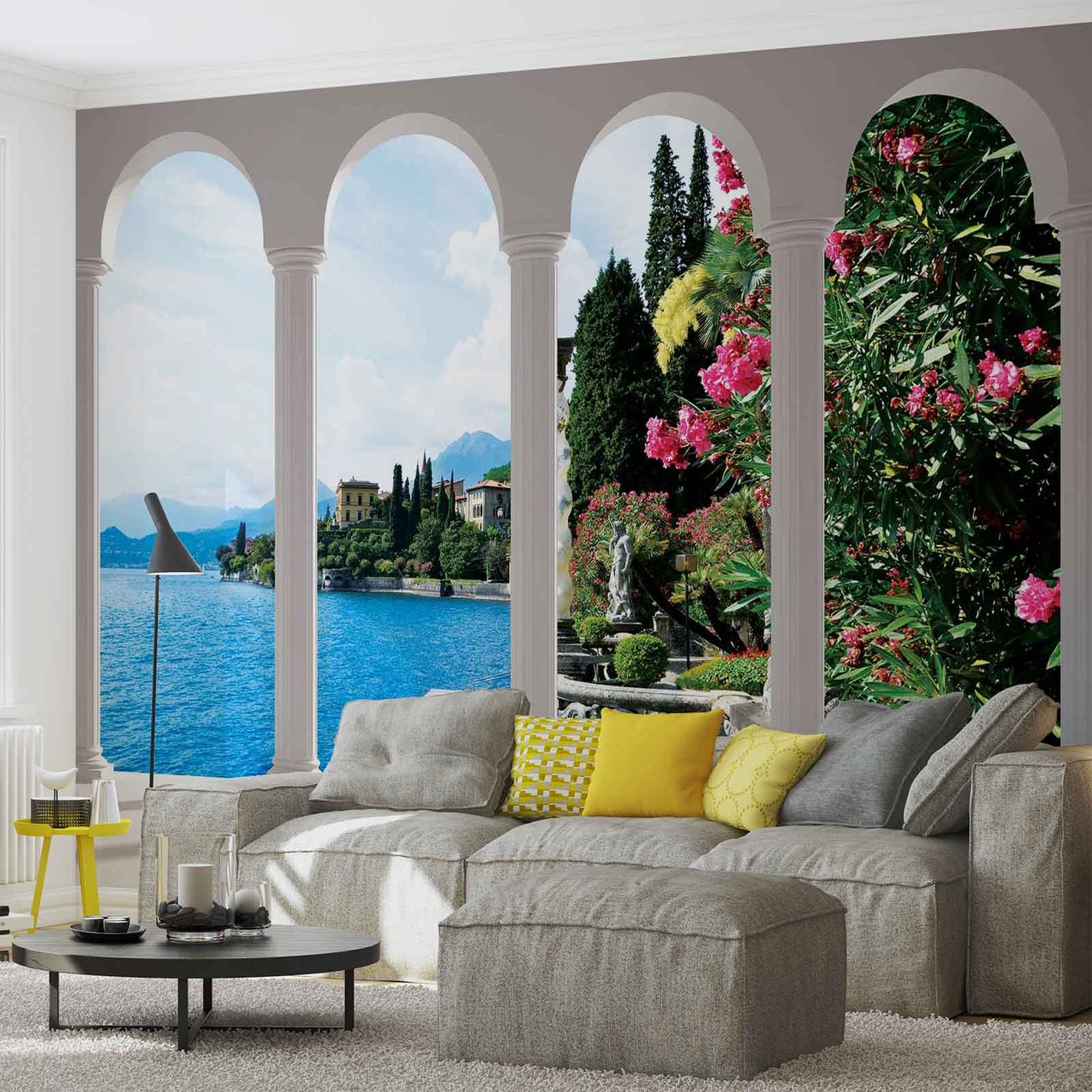 Lac de Comes en Italie Arches Poster Mural, Papier peint | Acheter-le sur