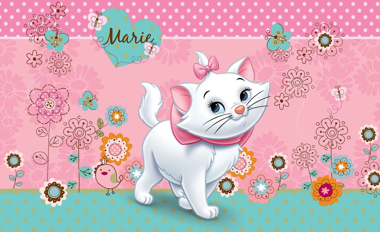 Carta da parati Disney Aristogatti Minou